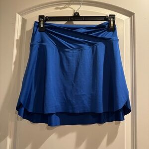 Chic Blue High-Low Women's Skirt